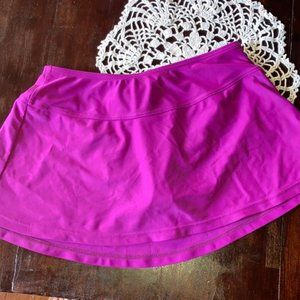 Pink Purple Swim Skirt Bottom